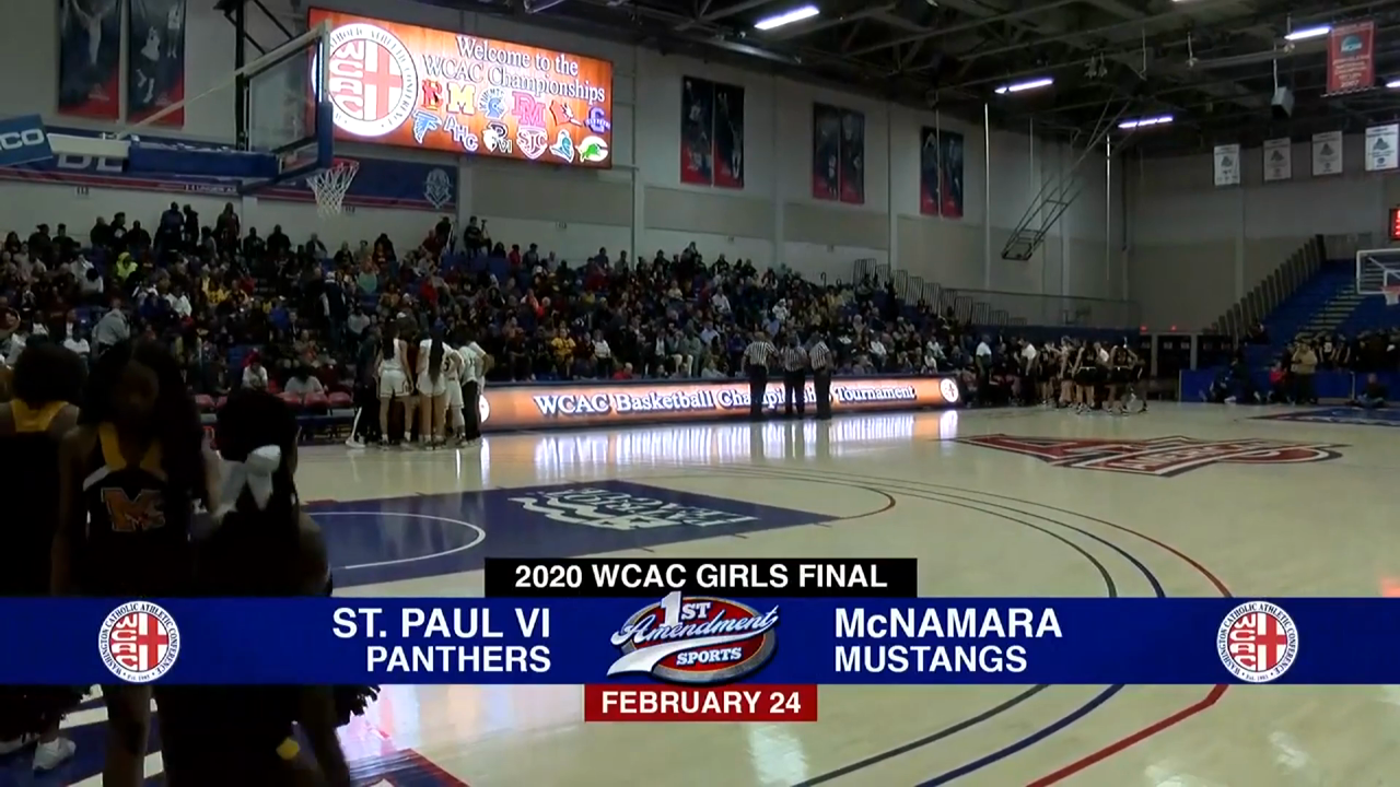 Girls High School Basketball — S1E2: Bishop McNamara vs Paul VI - Championship - WCAC 2020 Girls Basketball