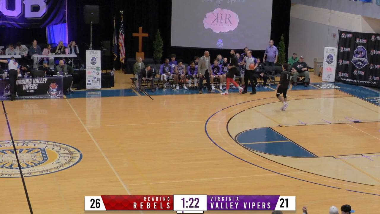 Reading Rebels vs Virginia Valley Vipers 4/12/25 TBL