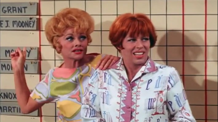 Lucy and Carol in Palm Springs