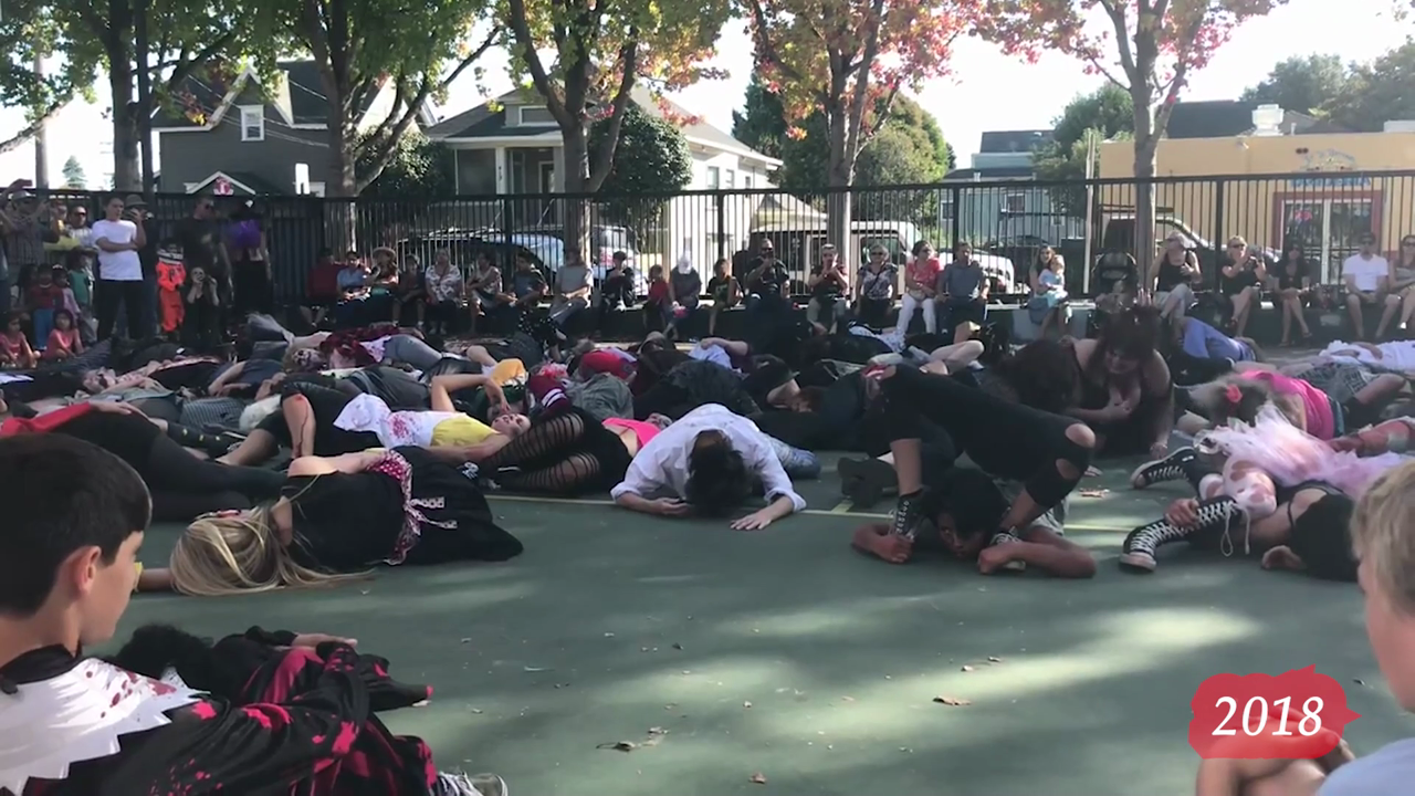 Lucinda Chrisman — S1E1: Thrill the World Flash Mob Compilation