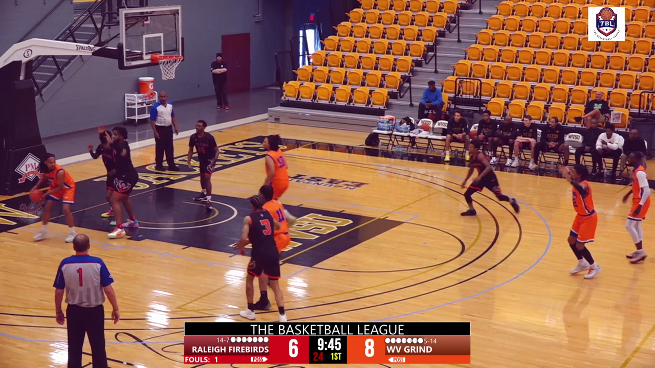 The Basketball League (TBL) — S2E10: Raleigh Firebirds vs West Virginia Grind - May 19, 2024