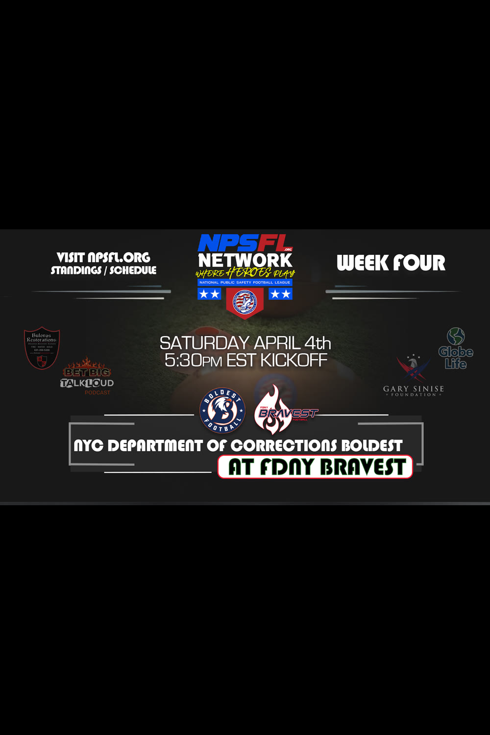 FDNY Bravest at NYCD Boldest - 2026 NPSFL Week 4