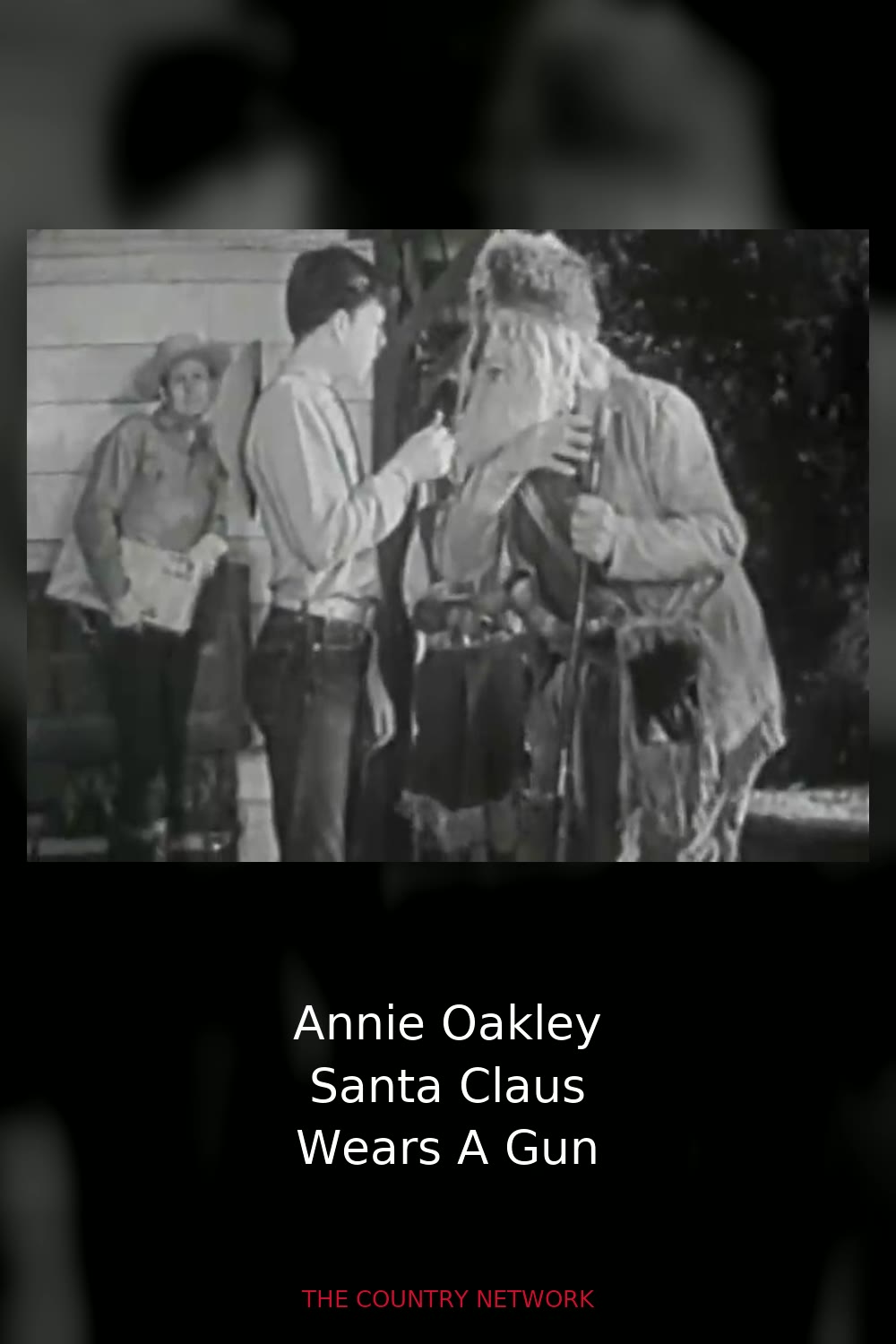 Annie Oakley Santa Claus Wears A Gun